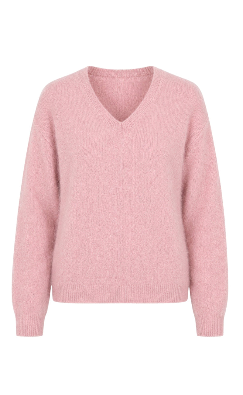 Say INA Copenhagen Genser - Riley V-Neck - Light Pink