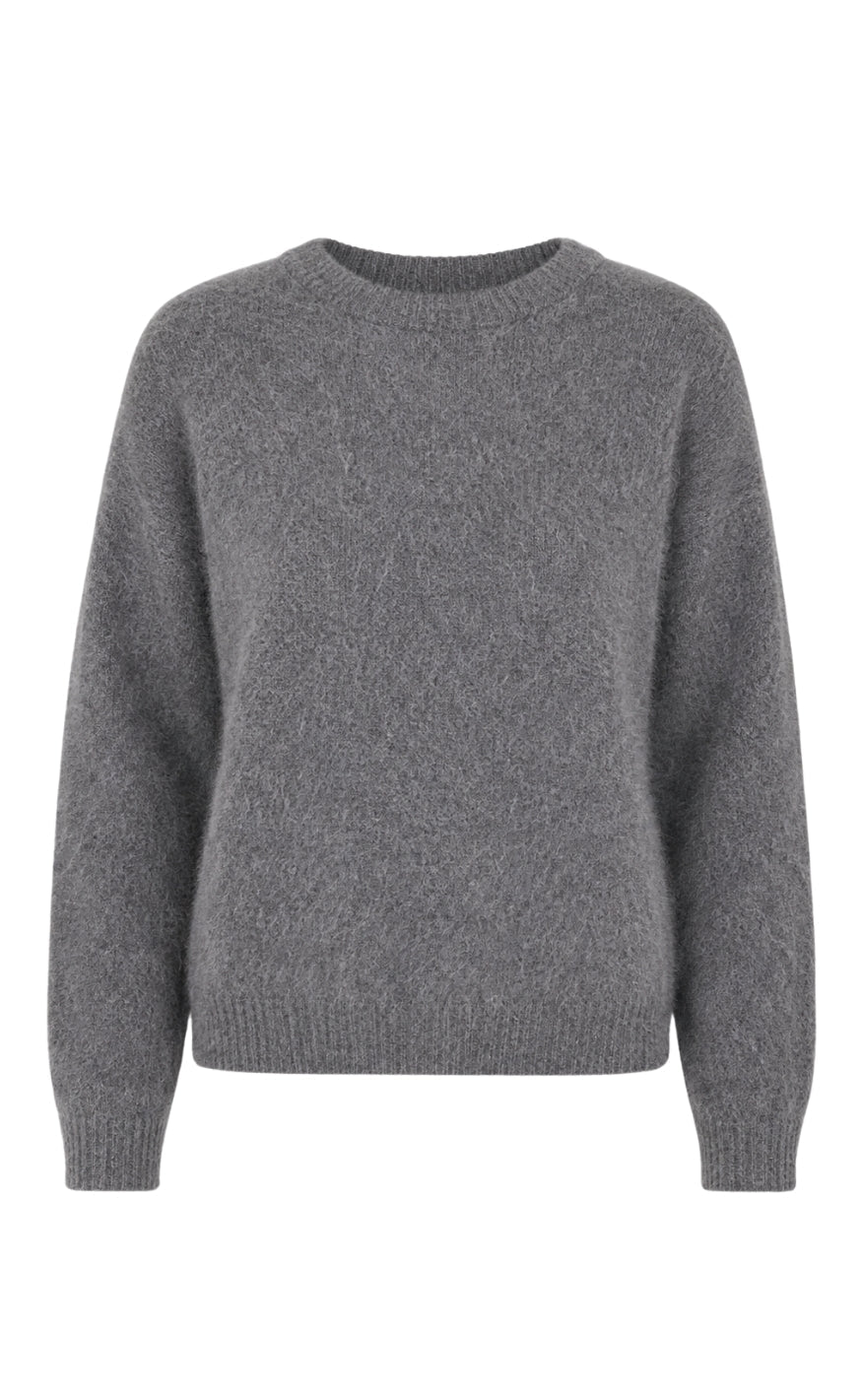 Say INA Copenhagen Genser - Riley O-Neck - Dark Grey