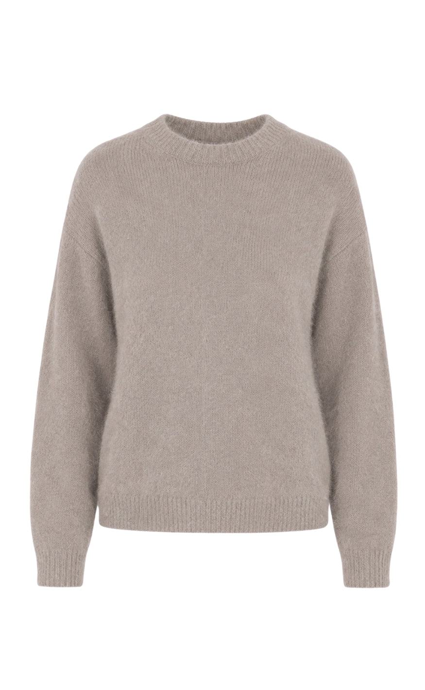 Say INA Copenhagen Genser - Riley O-Neck - Latte
