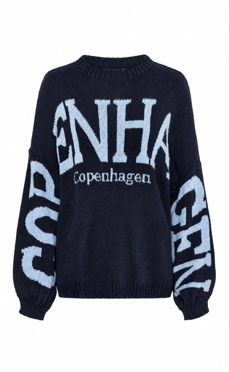 Marta Du Chateau Genser - Aria - Navy/Light Blue