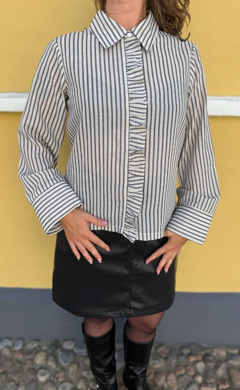 Say INA Copenhagen Skjorte - Lizzie - Off White W. Stripes