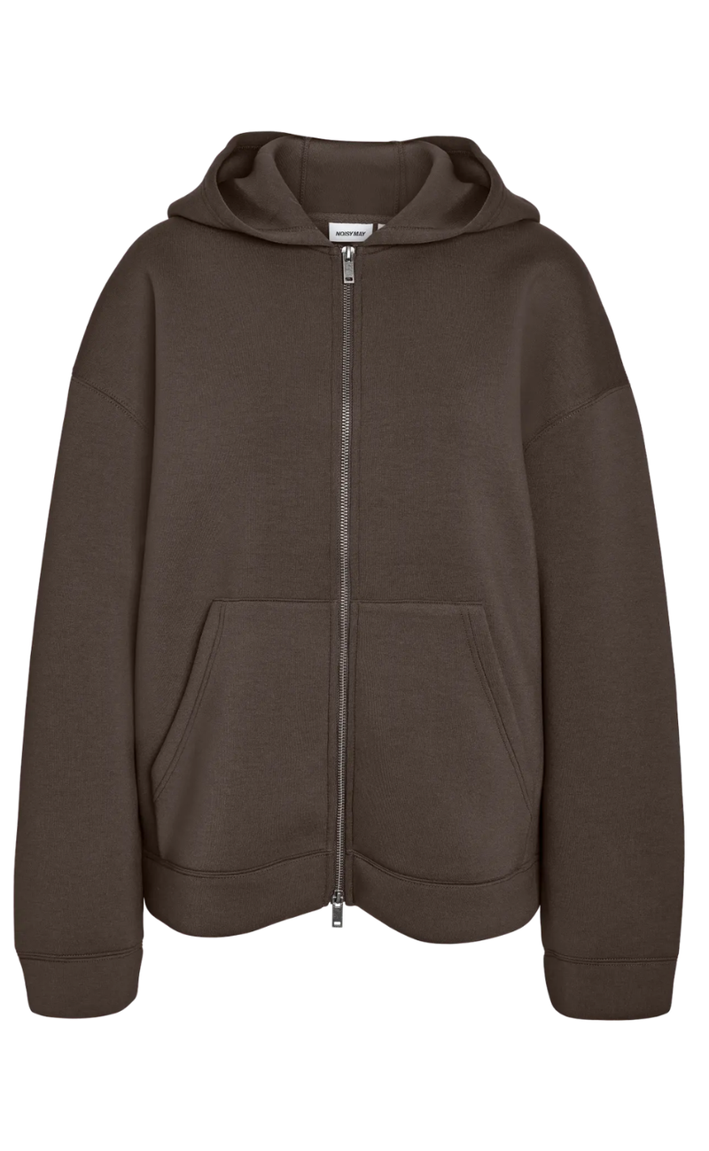 Noisy May Hoodie - Week Scuba - Chocolate Brown