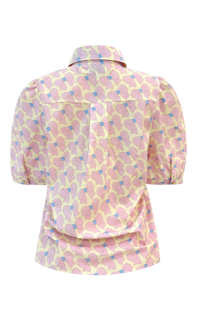 Liberte Bluse - Flora SS - Cute Bow Rose