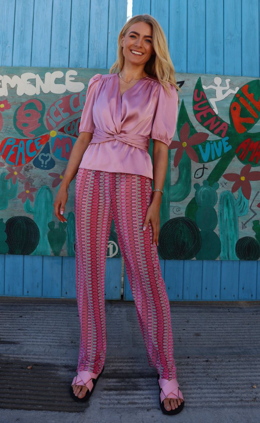 Liberte Bluse - Tiki SS Twist - Dusty Rose