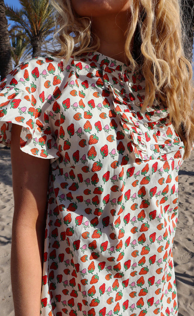 Liberte Kjole - Tia Frill - Strawberry