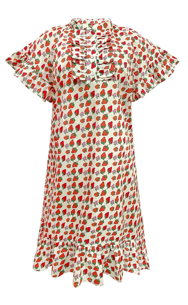 Liberte Kjole - Tia Frill - Strawberry