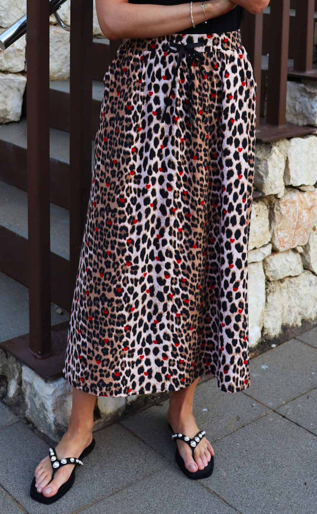 Liberte Skjørt - Alma Loose  - Lux Leo/Red Heart