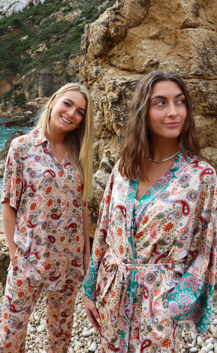 Liberte Skjorte - My - Sand Paisley