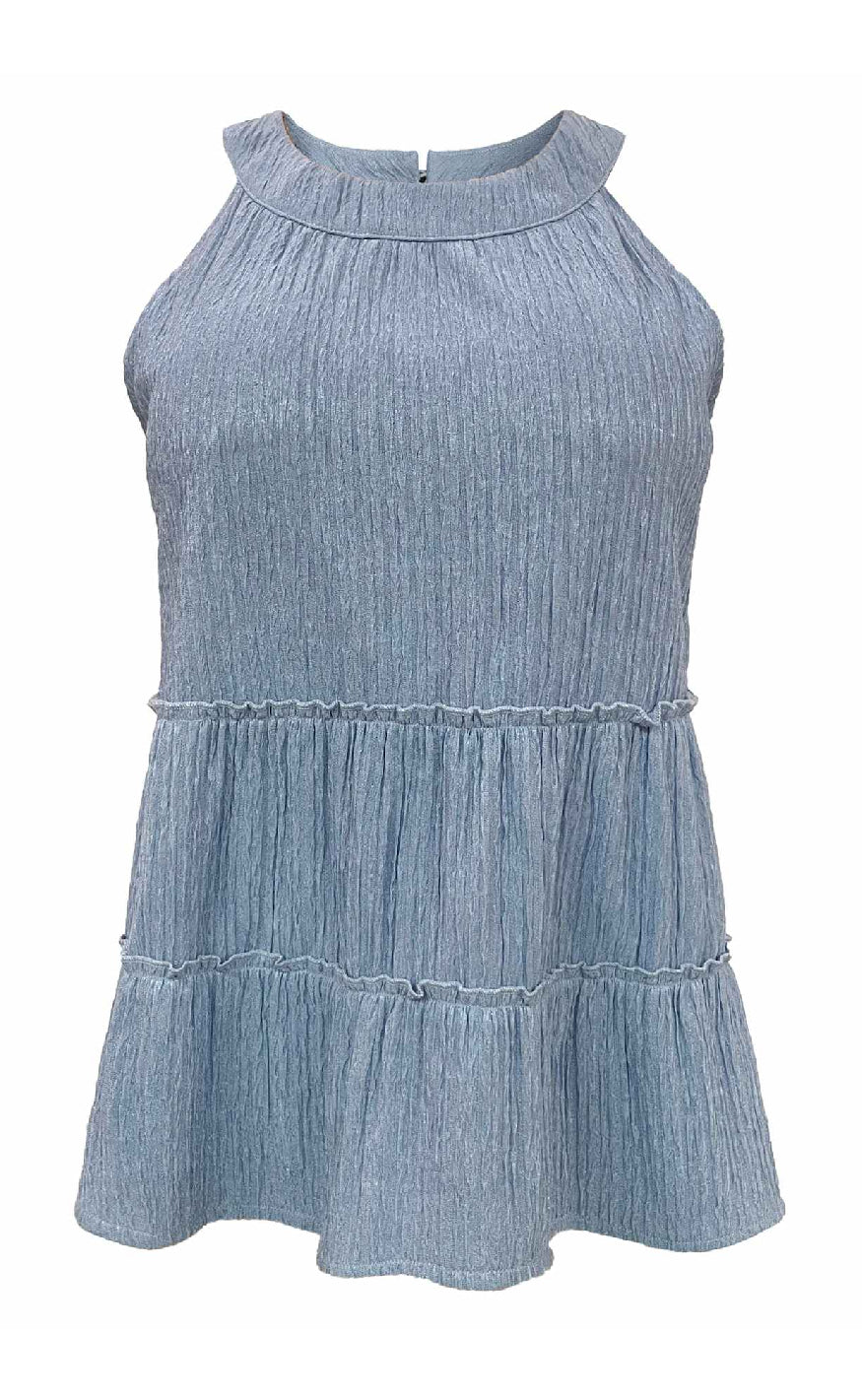 Liberte Topp - Anni - Dusty Blue