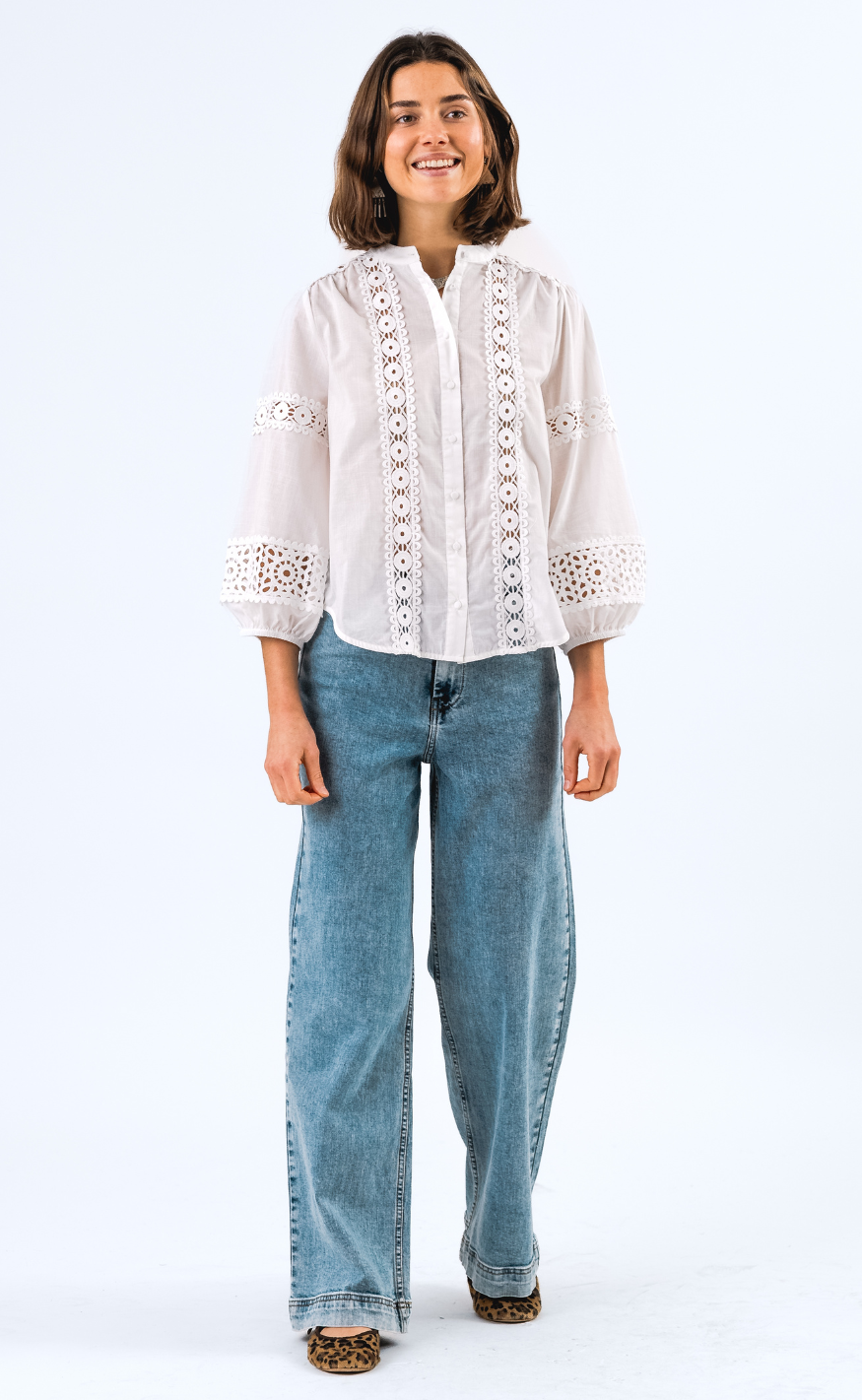 Lollys Laundry Bluse - June - White