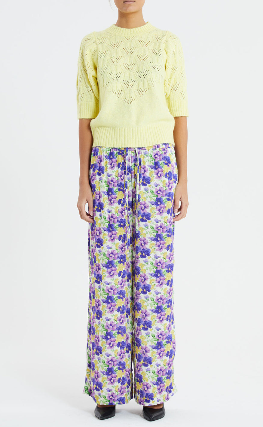 Lollys Laundry Bukser - Liam - Flower Print