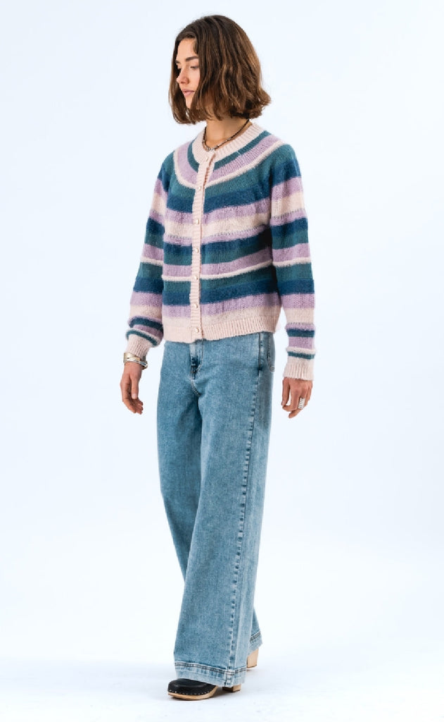 Lollys Laundry Cardigan - Jork - Lavender