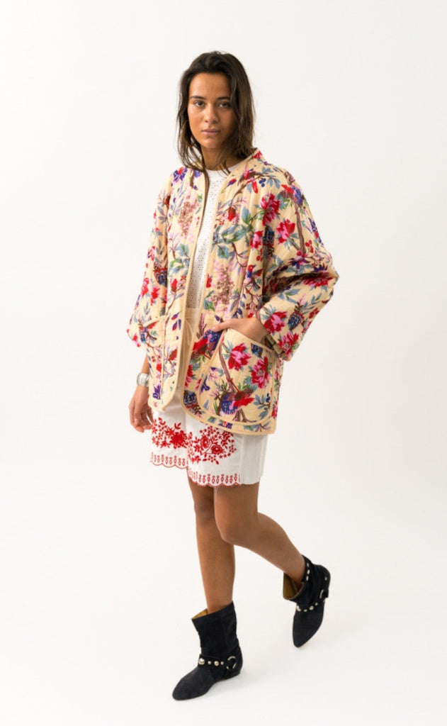 Lollys Laundry Jakke - Lulu - Flower Print