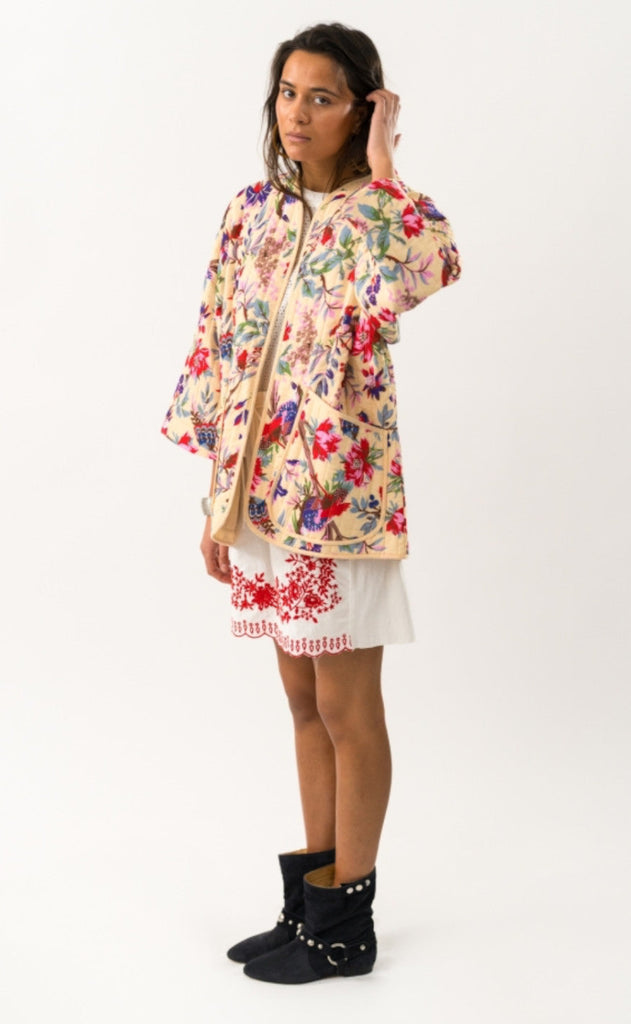 Lollys Laundry Jakke - Lulu - Flower Print