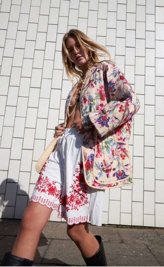 Lollys Laundry Jakke - Lulu - Flower Print