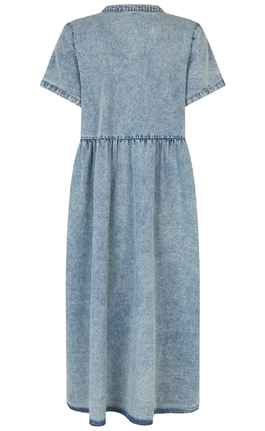 Lollys Laundry Kjole - Aliya - Washed Denim