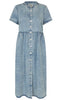 Lollys Laundry Kjole - Aliya - Washed Denim