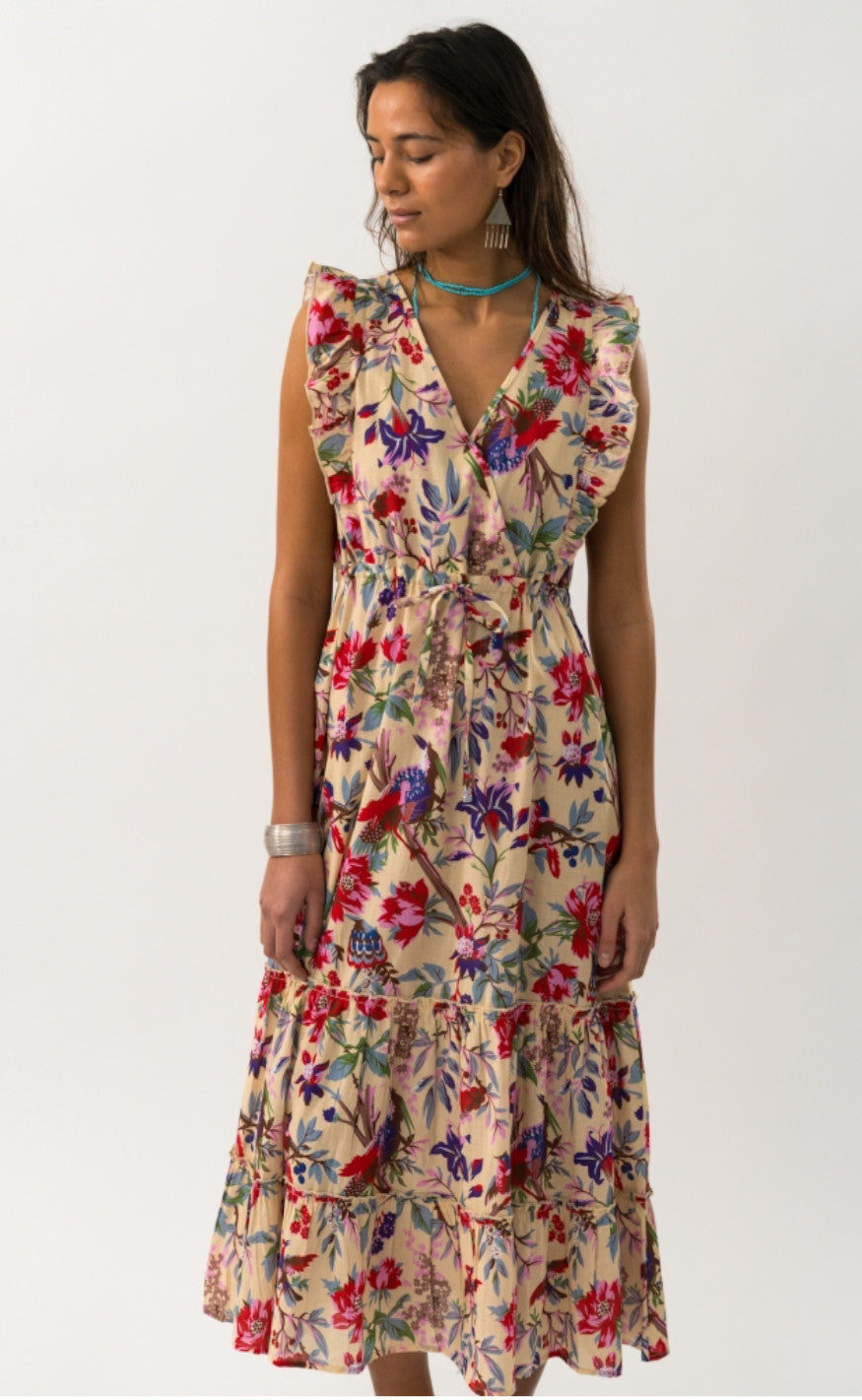 Lollys Laundry Kjole - Samo - Flower Print