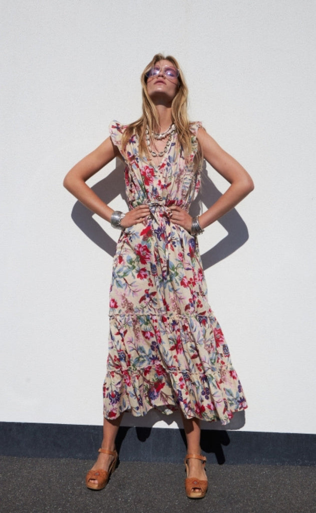 Lollys Laundry Kjole - Samo - Flower Print