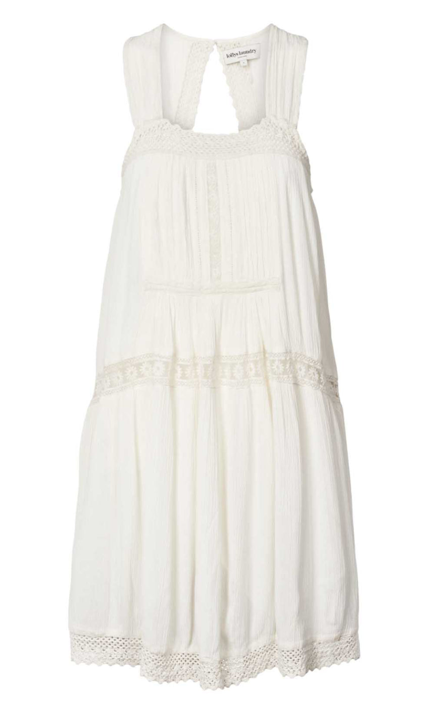 Lollys Laundry Kjole - Tully - Creme