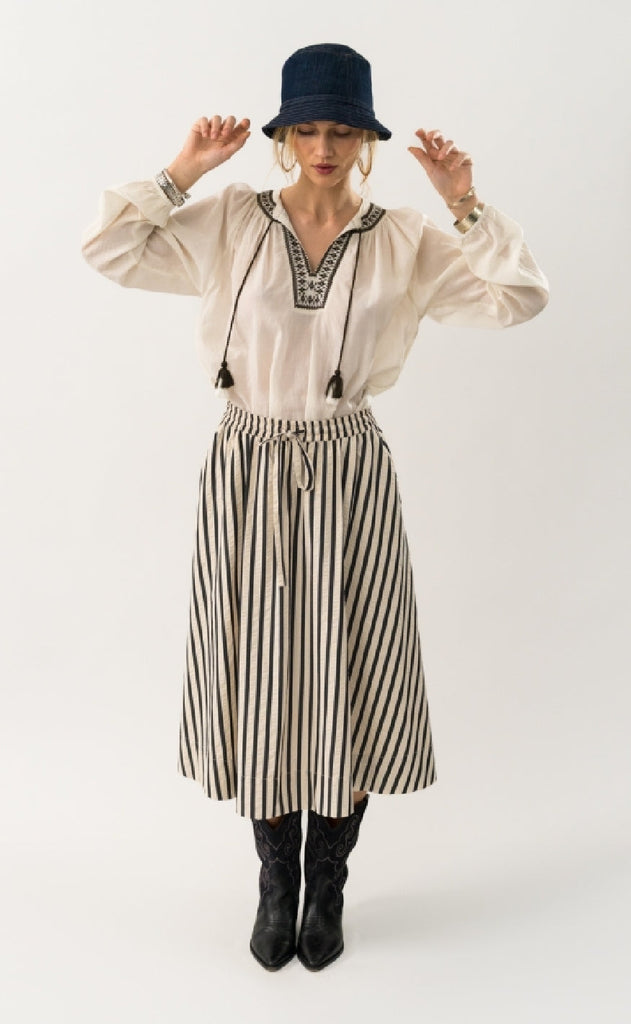 Lollys Laundry Skjørt - Bristol - Stripe