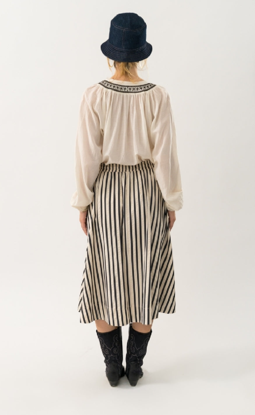 Lollys Laundry Skjørt - Bristol - Stripe