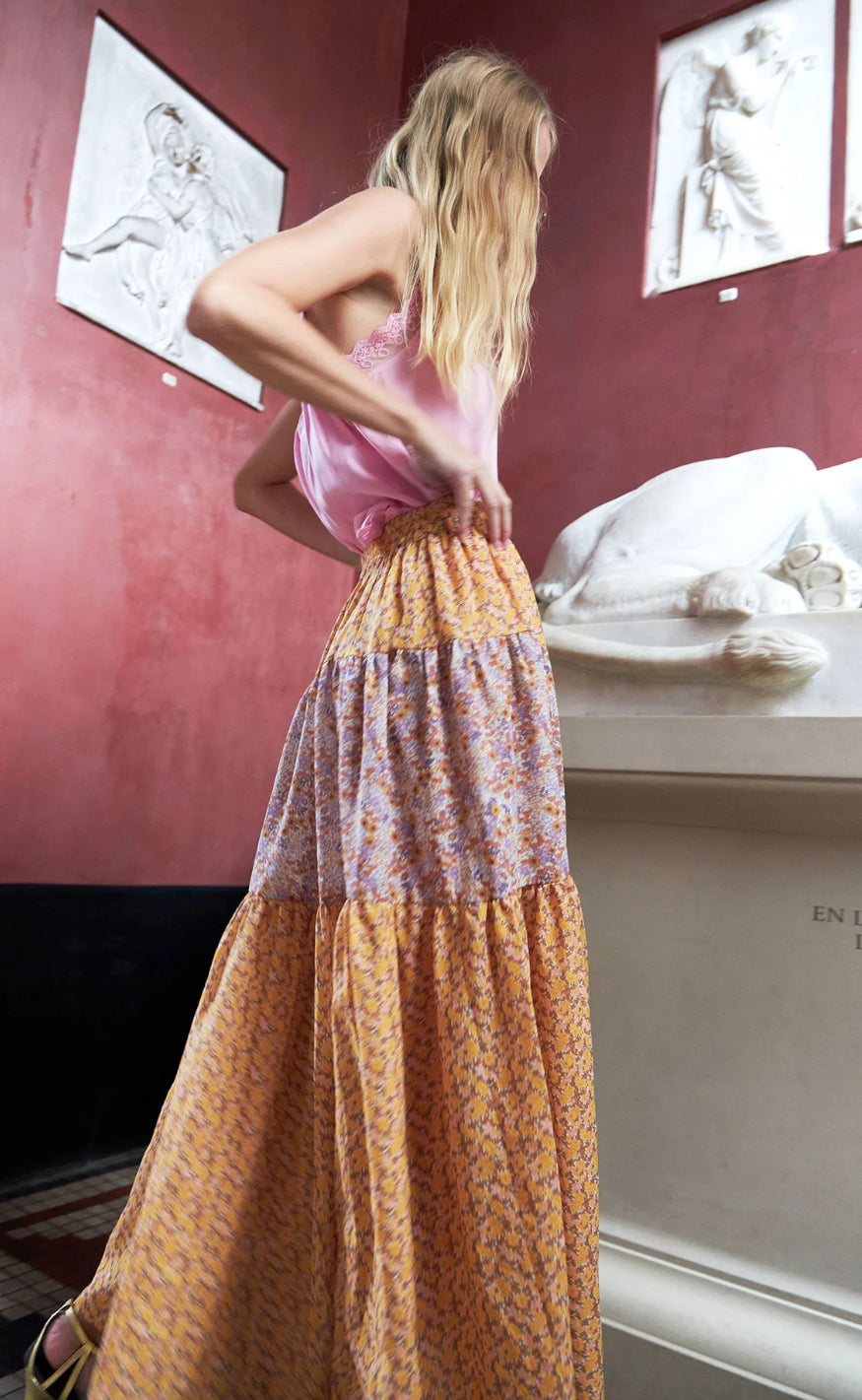 Lollys Laundry Skjørt  - Sunset - Multi