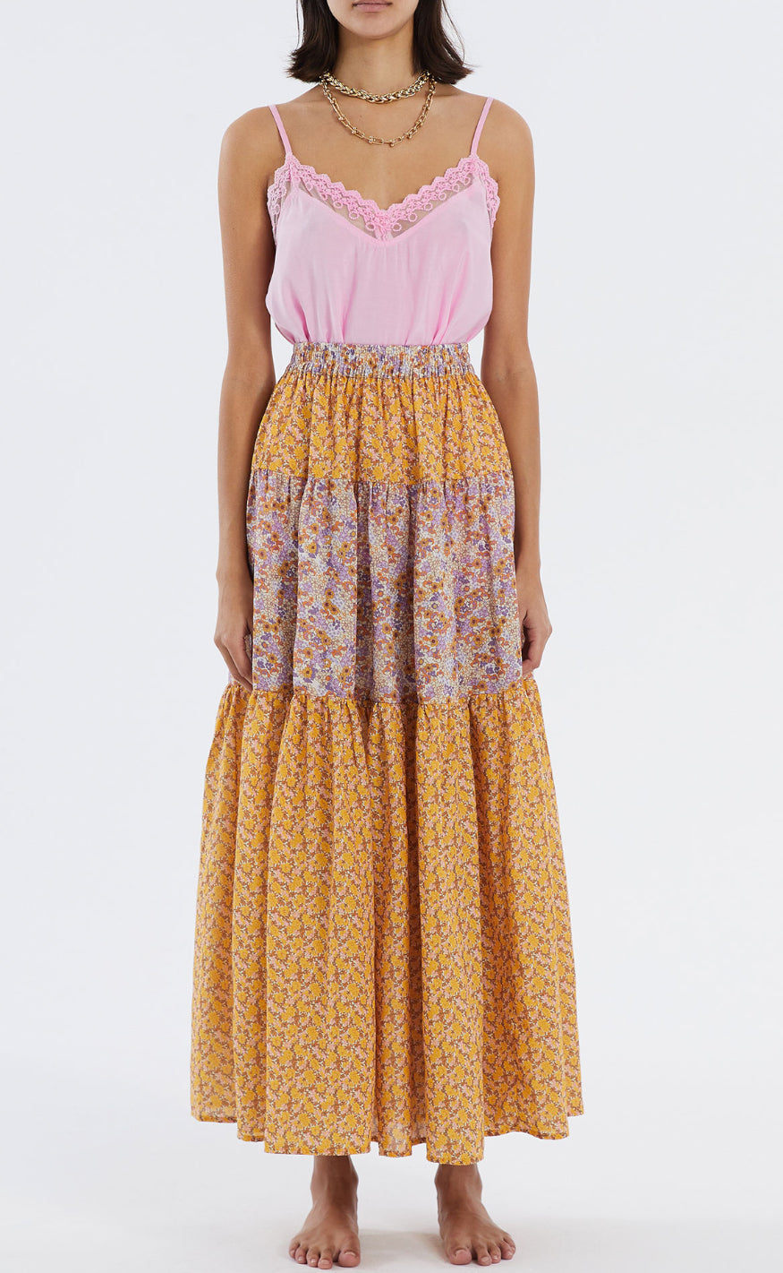 Lollys Laundry Skjørt  - Sunset - Multi