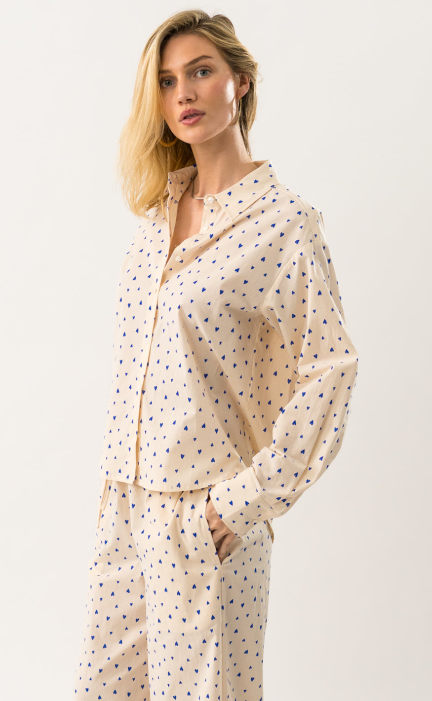 Lollys Laundry Skjorte - Bleeker - Blue
