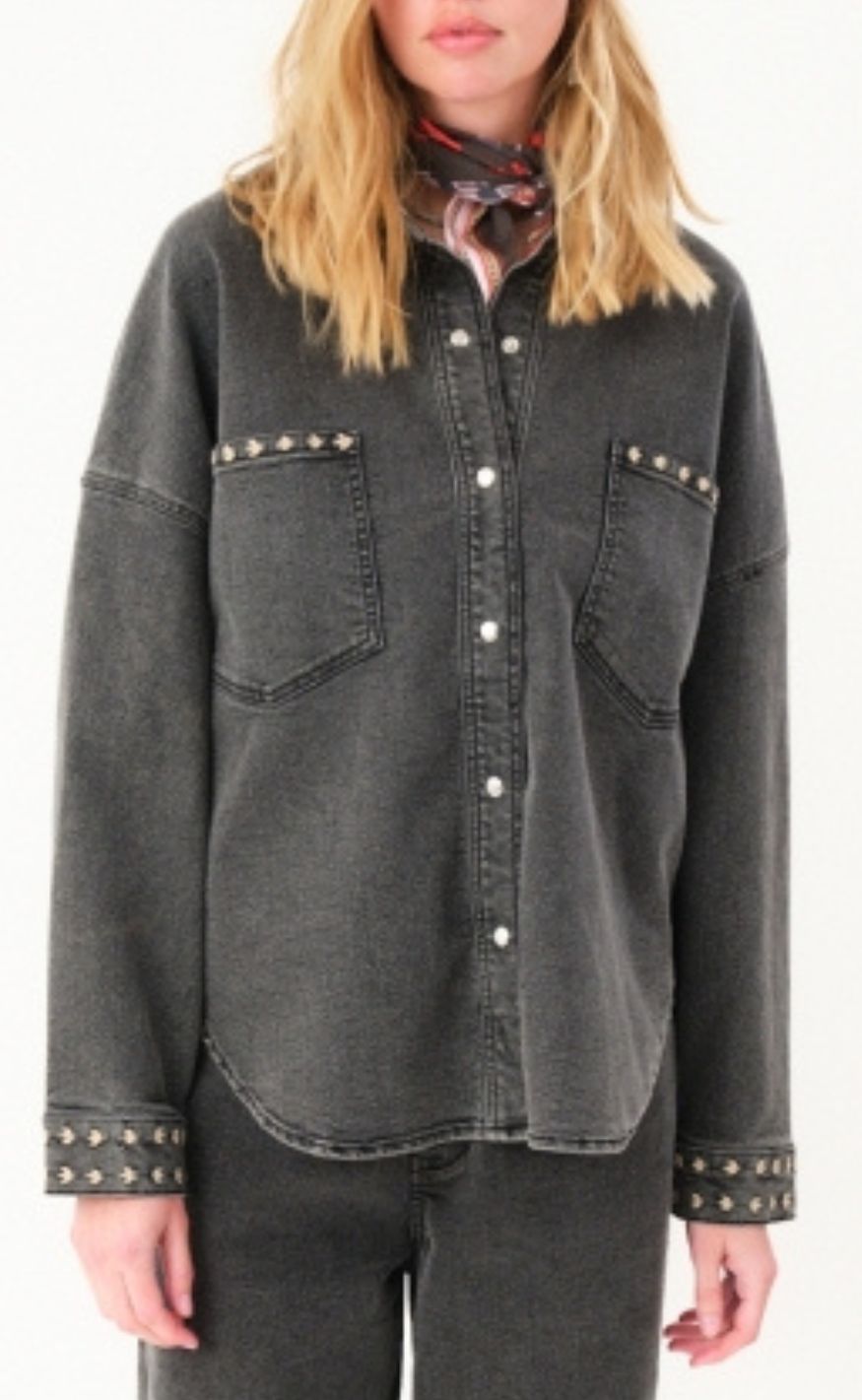 Lollys Laundry Skjorte - Veida LL - Washed Black
