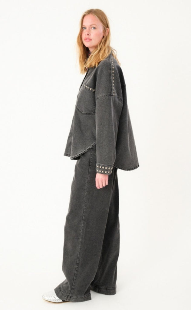 Lollys Laundry Skjorte - Veida LL - Washed Black