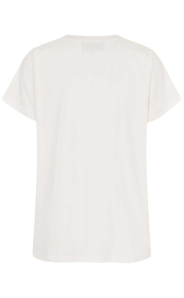 Lollys Laundry T-shirt - Roma Bow - White