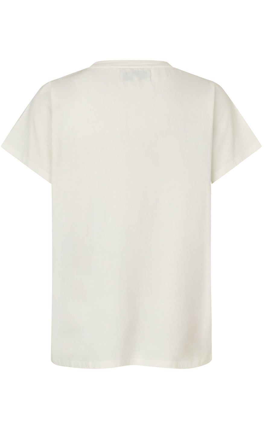 Lollys Laundry T-shirt - Roma Cat - White