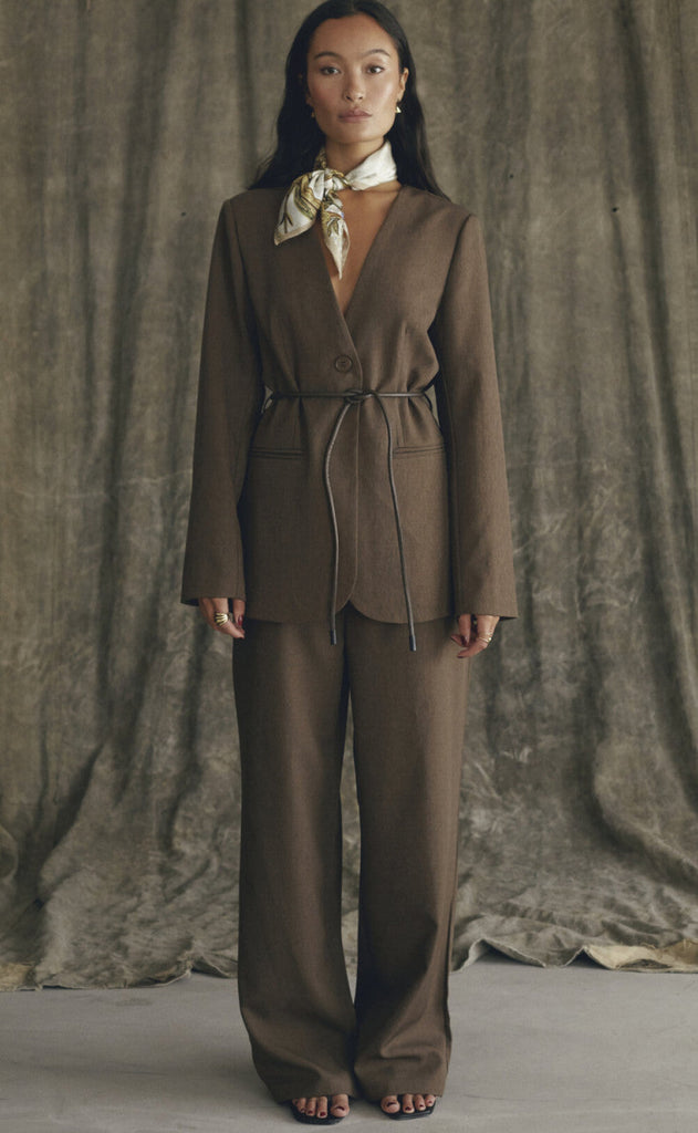 Love & Divine Blazer - Love1344 - Brown Mel.