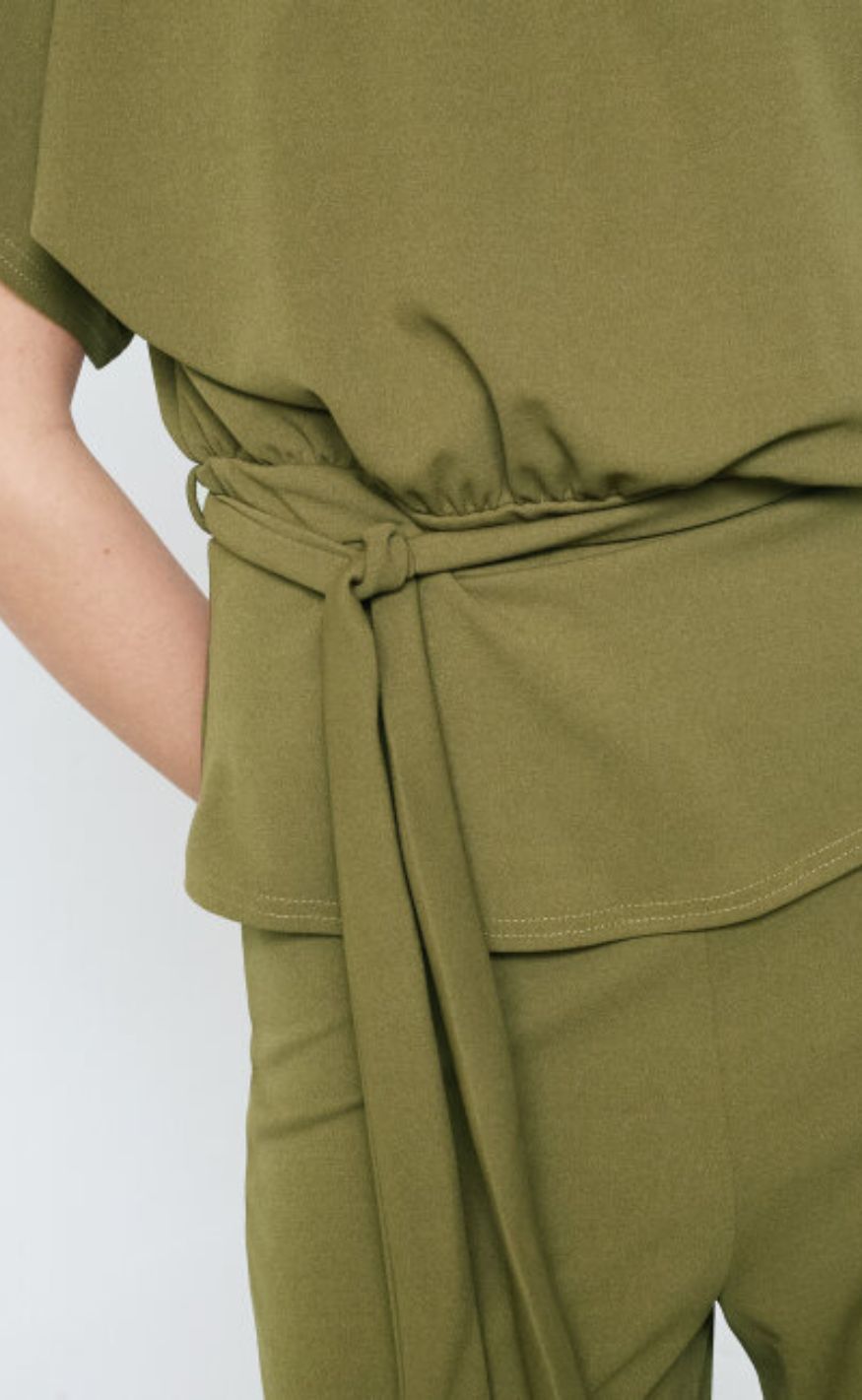 Sisters Point Bluse - Girl-Topp6 - Martini Olive