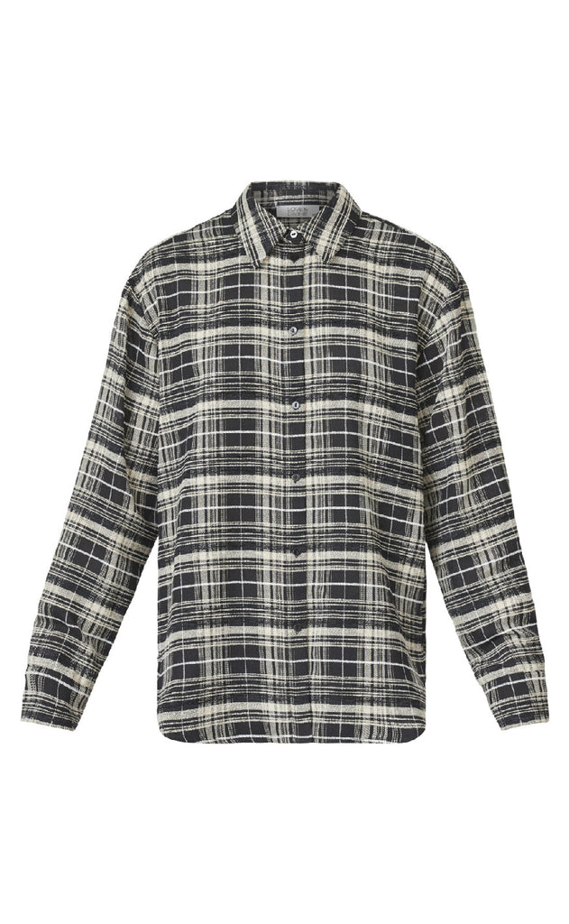 Love & Divine Bluse - Love1016-2 - Black Check