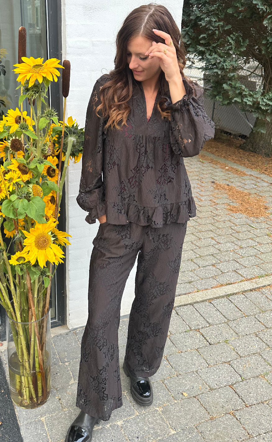 Love & Divine Bluse - Love1234-3 - D. Chocolate