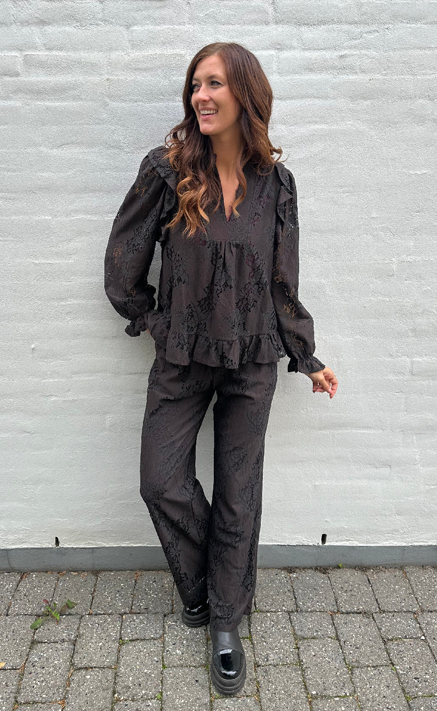 Love & Divine Bluse - Love1234-3 - D. Chocolate