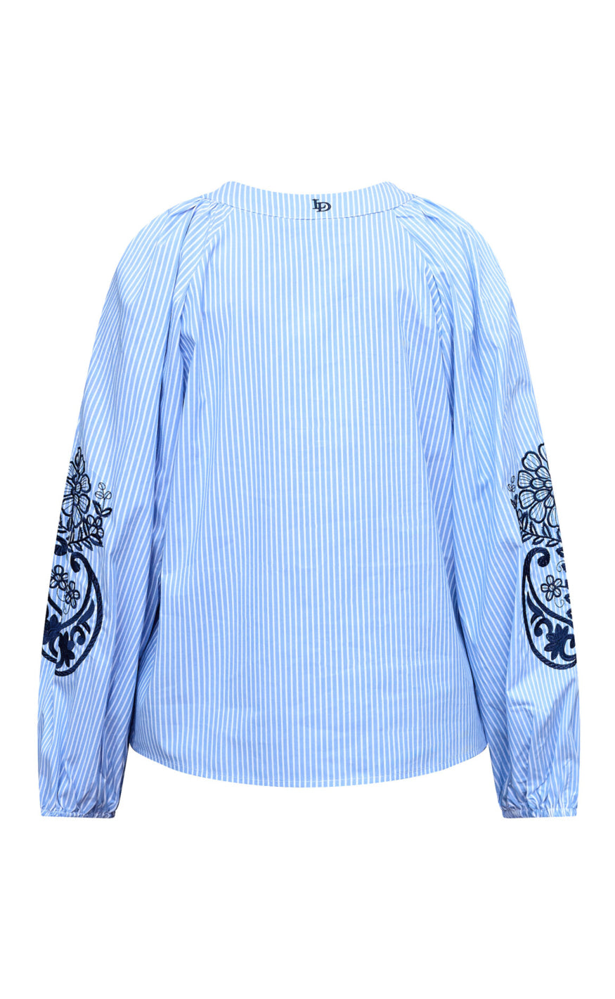 Love & Divine Bluse - Love1529 -   Blue Stripe