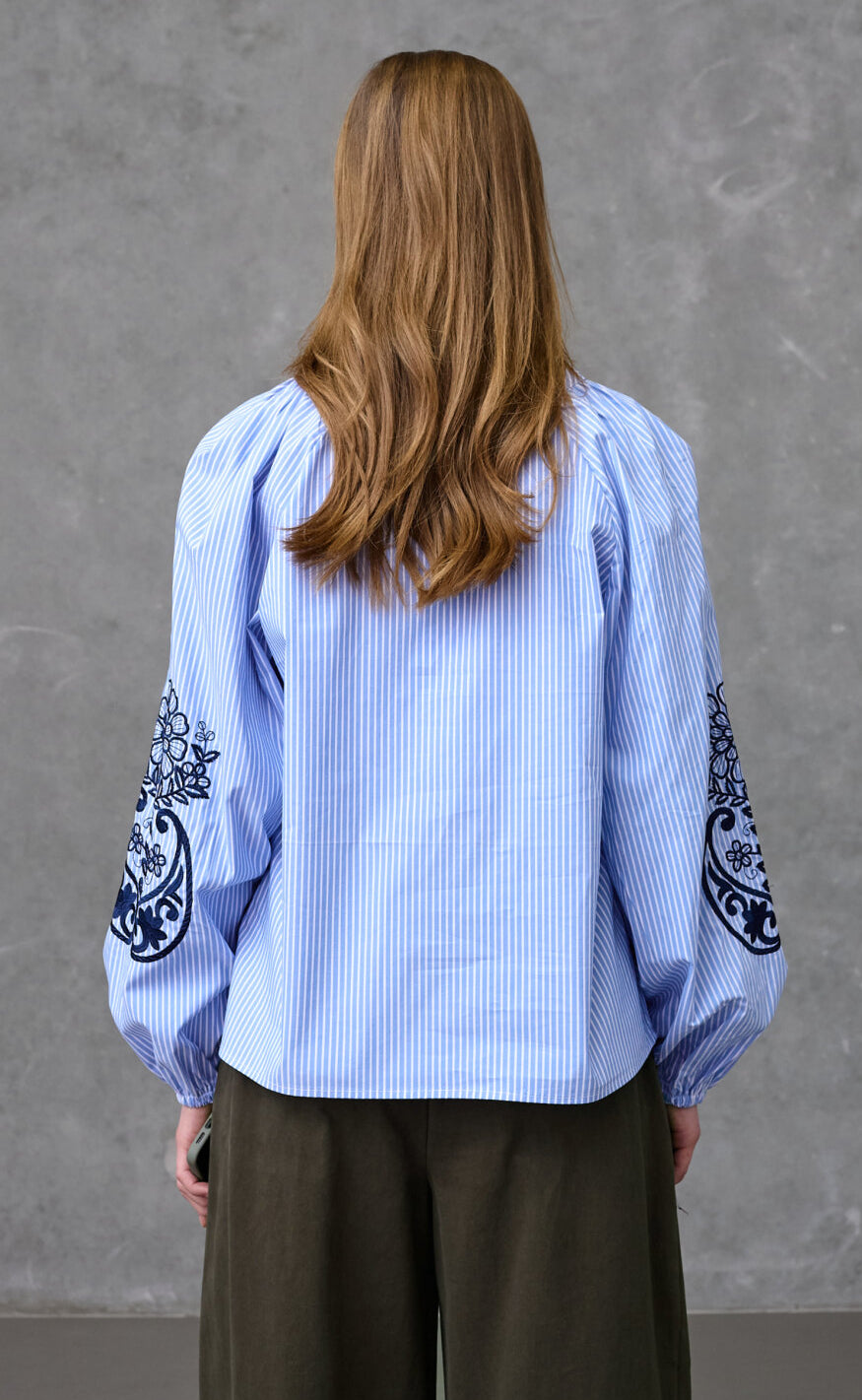 Love & Divine Bluse - Love1529 -   Blue Stripe
