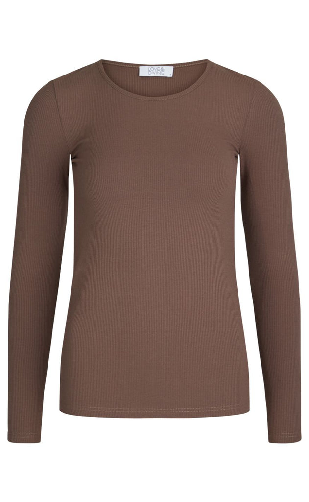 Love & Divine Bluse - Love660-11 - Chocolate