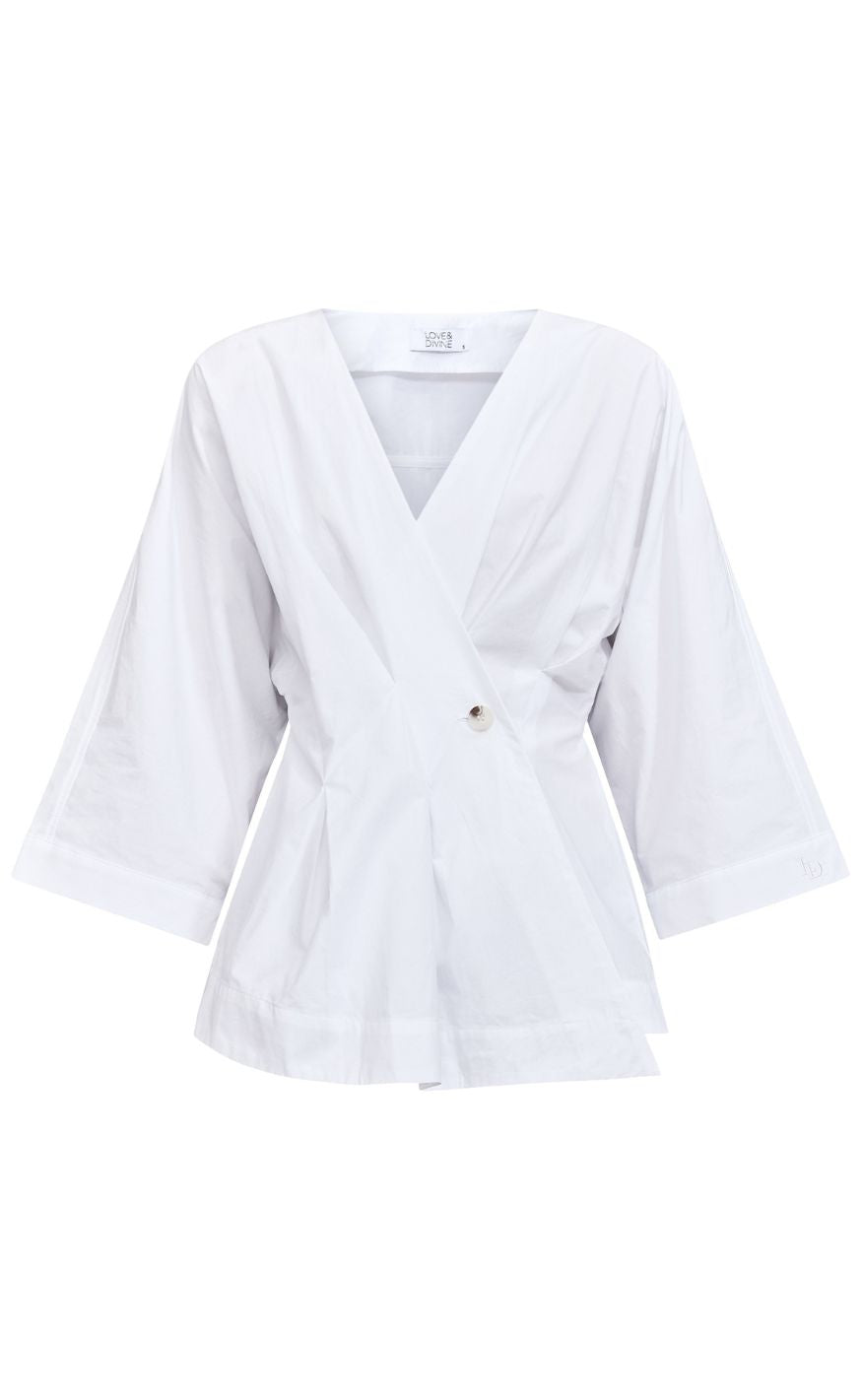 Love & Divine Bluse - love15100 - White