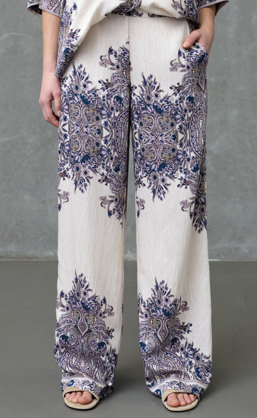 Love & Divine Bukser - Love1024-62 - Champagne Paisley