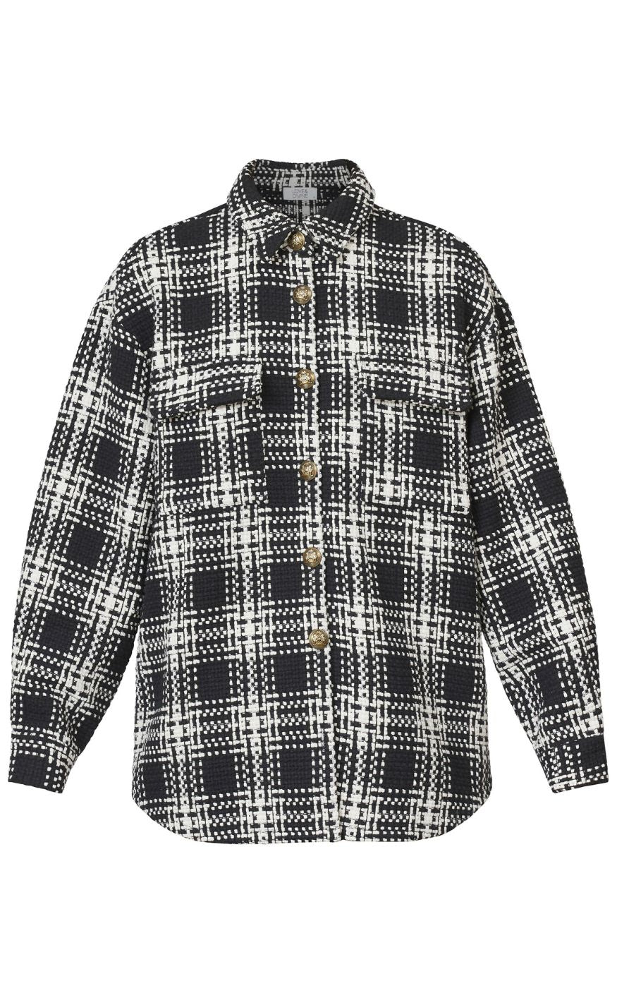 Love & Divine Jakke - Love446-6 - Black Check