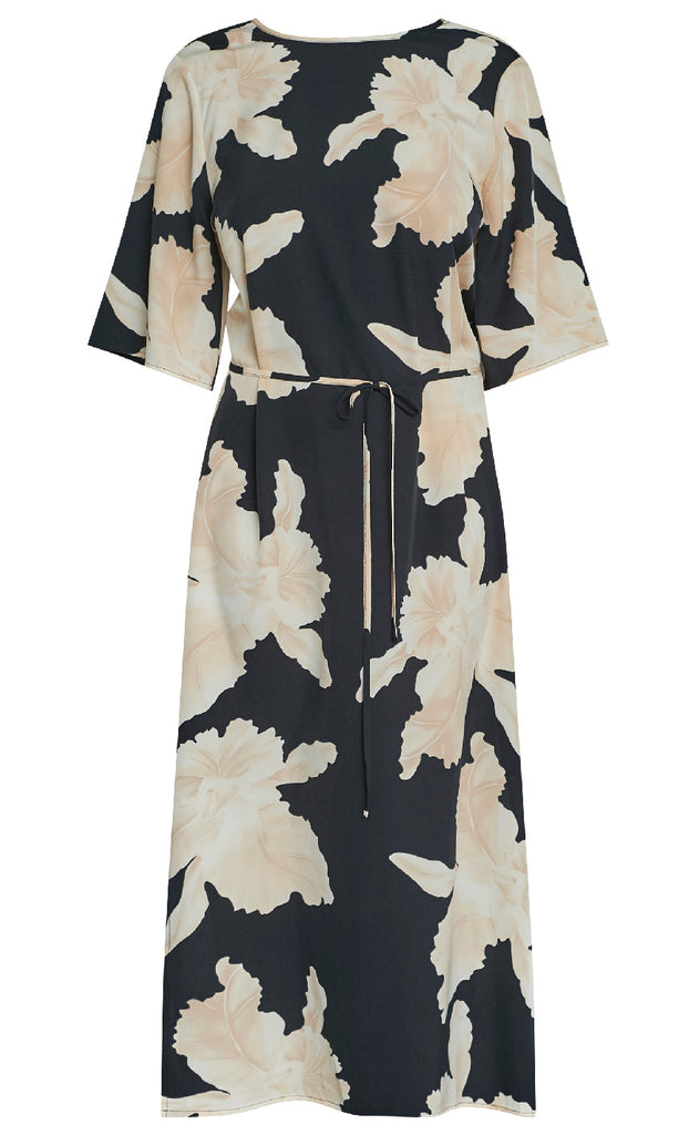 Love & Divine Kjole - Love1354 - Black/Flower