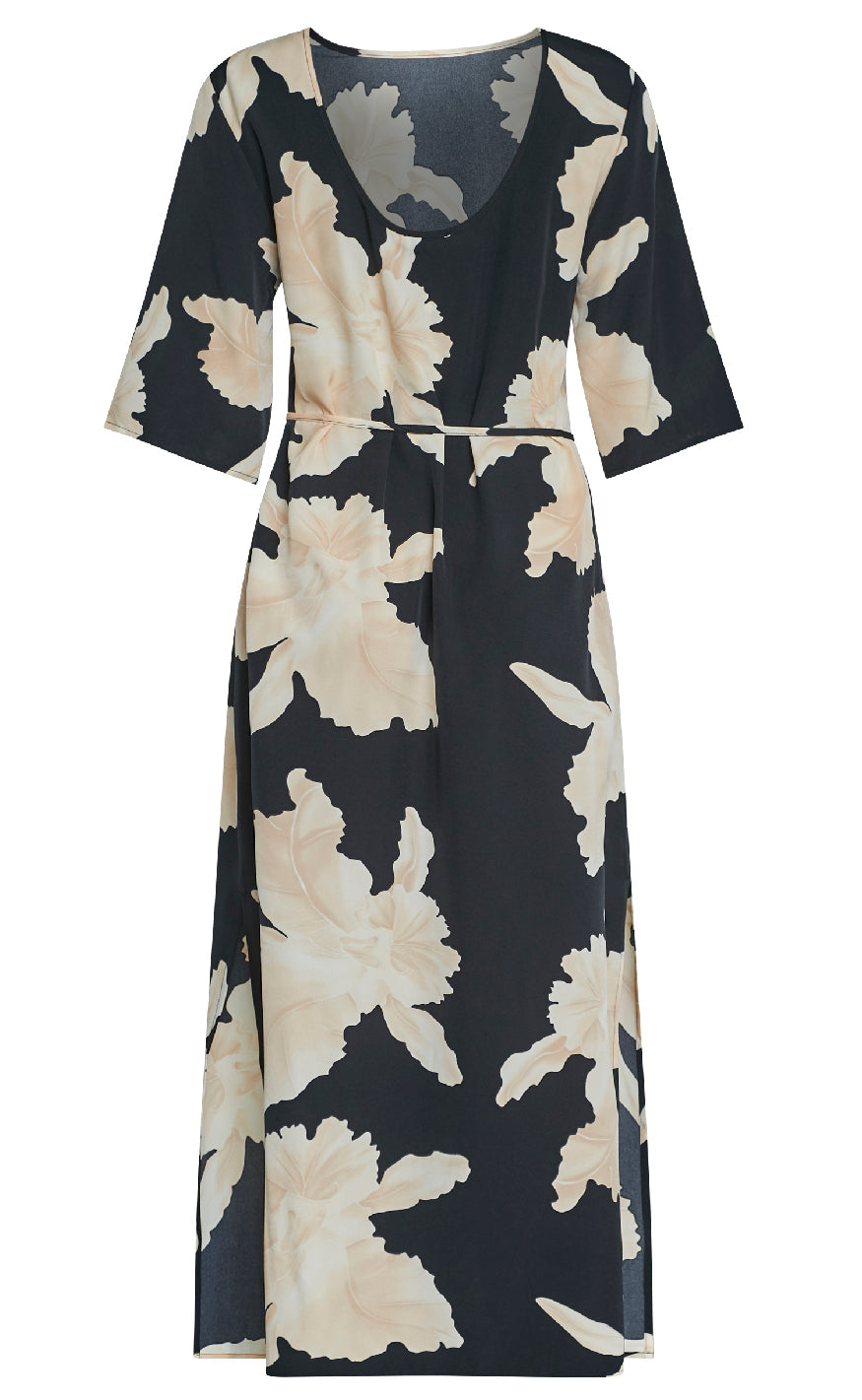 Love & Divine Kjole - Love1354 - Black/Flower