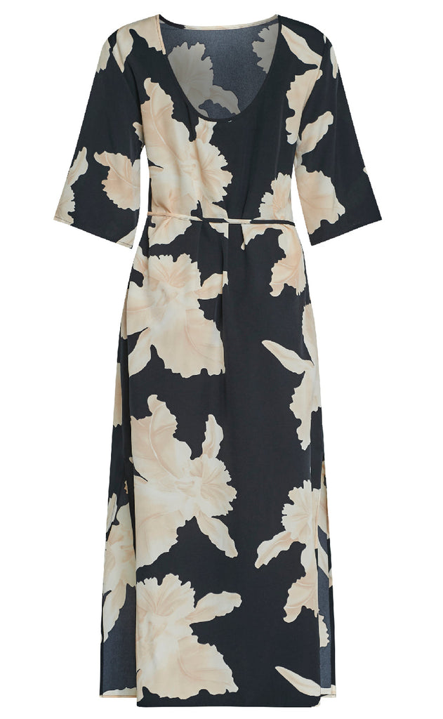 Love & Divine Kjole - Love1354 - Black/Flower
