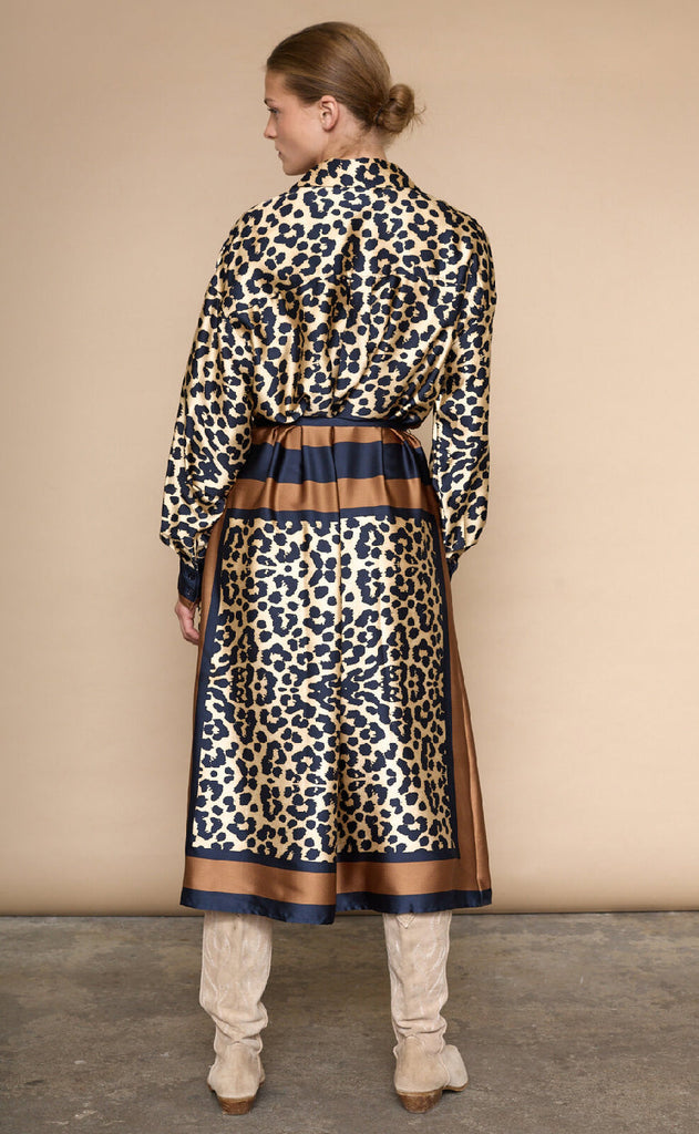 Love & Divine Kjole - Love1394 - Navy Leo