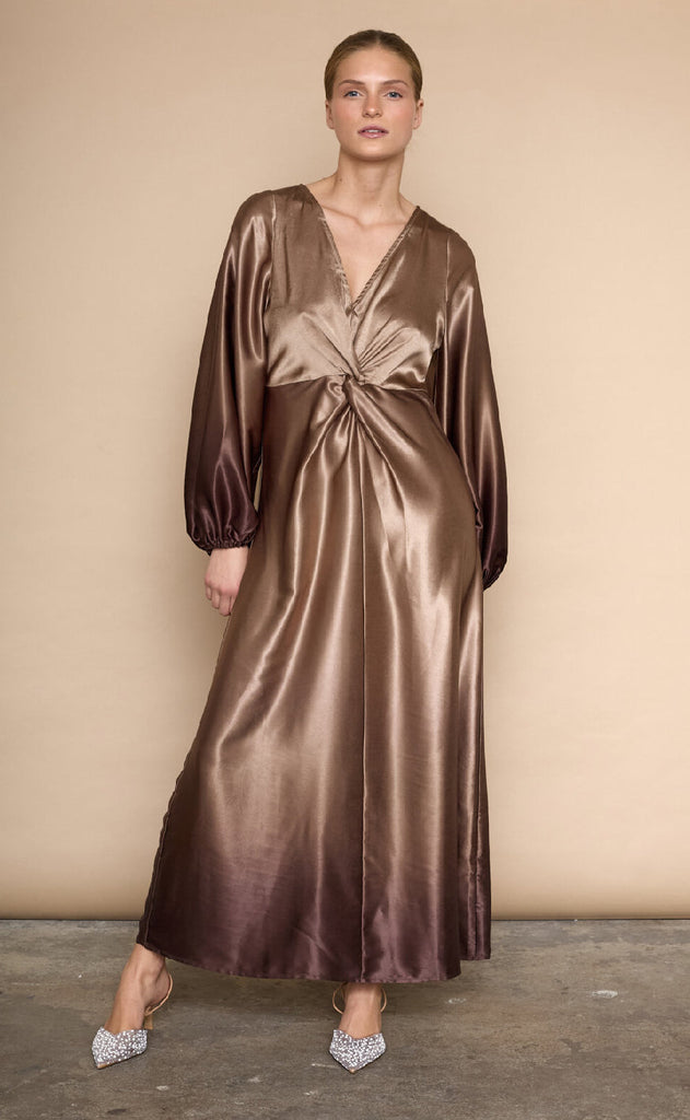 Love & Divine Kjole - Love1404 - Brown Comb.