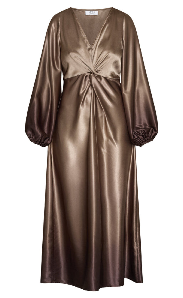 Love & Divine Kjole - Love1404 - Brown Comb.